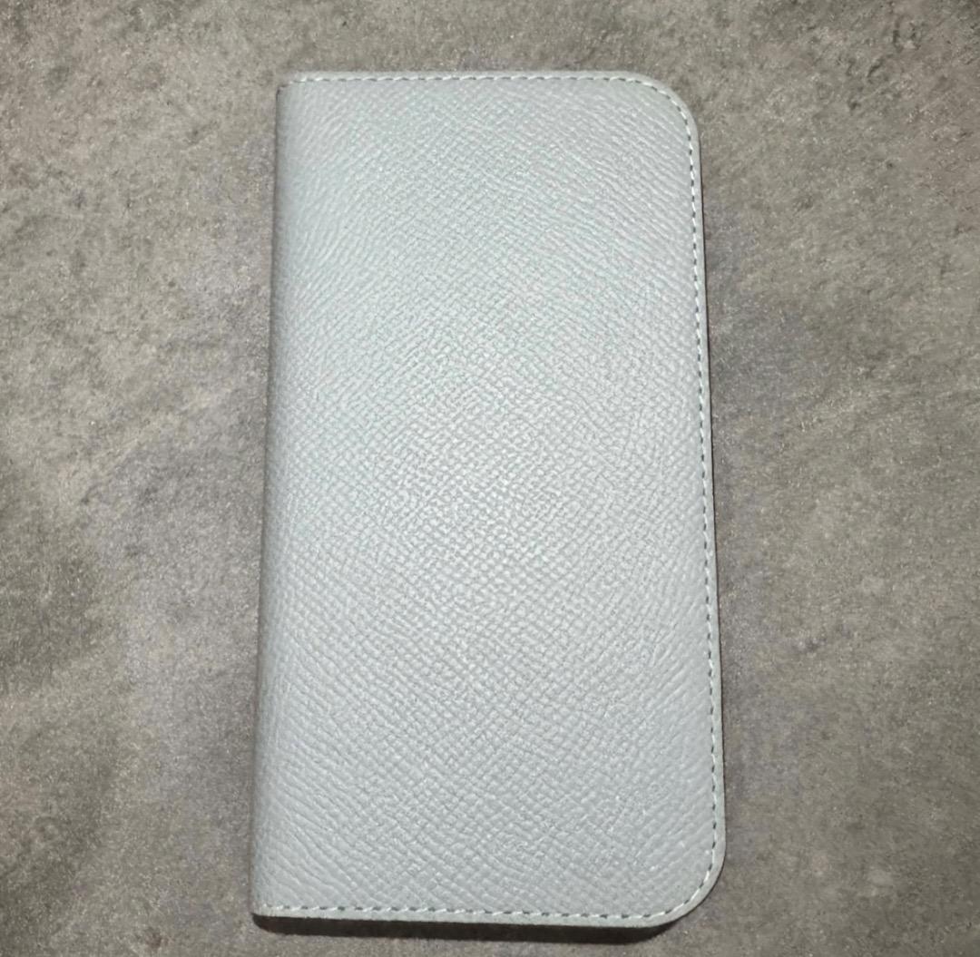 BONAVENTURA 手帳型レザーケース ライトブルー