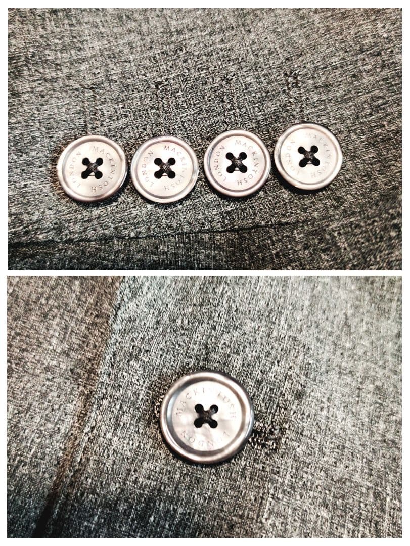 【専用】MACKINTOSH セットアップ スーツ ウール ストレッチ グレー