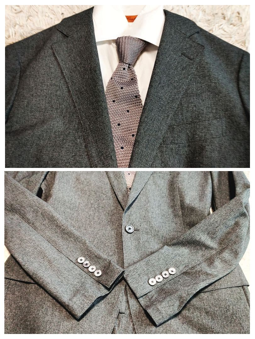 【専用】MACKINTOSH セットアップ スーツ ウール ストレッチ グレー