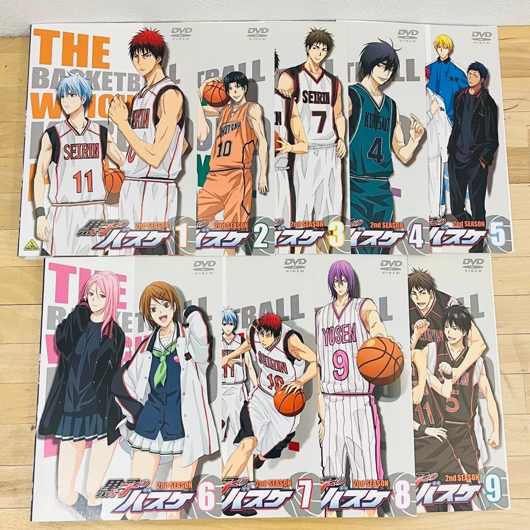 黒子のバスケ1期〜3期/総集編/劇場版【計30巻】レンタル DVD 匿名配送