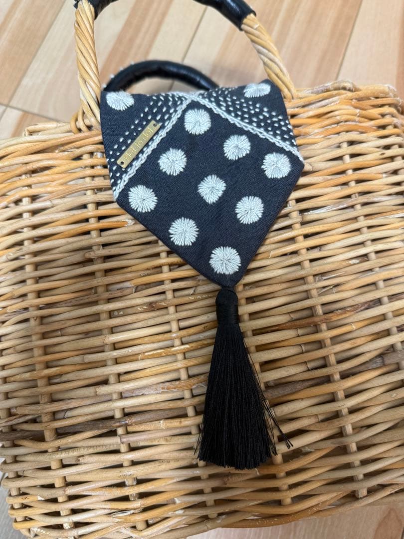 remisorashi 専用 dot to dot 刺し子かごバッグ 堀川波