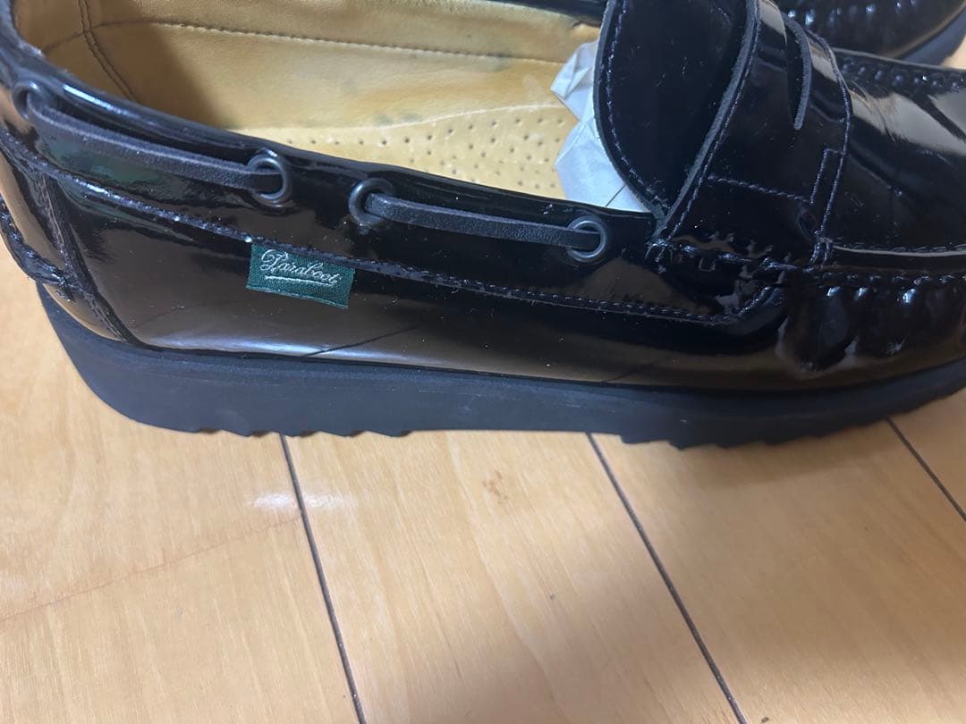 パラブーツ　ビームス別注　エナメルローファー