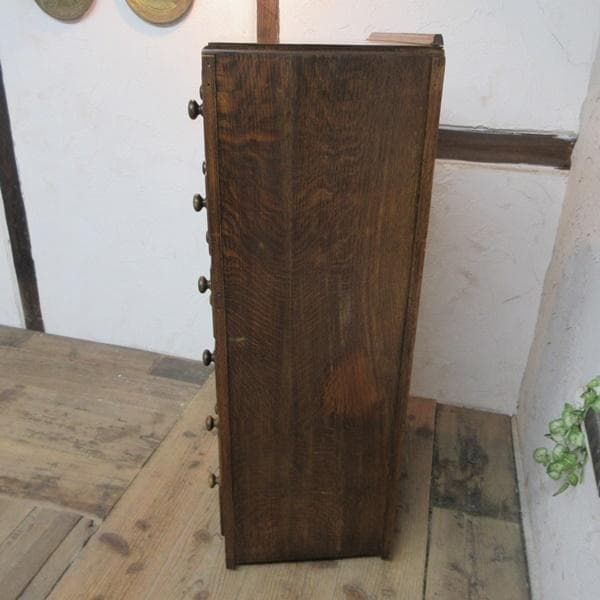 イギリス アンティーク 家具 チェスト ドロワーズ 6段引き出し 6949d