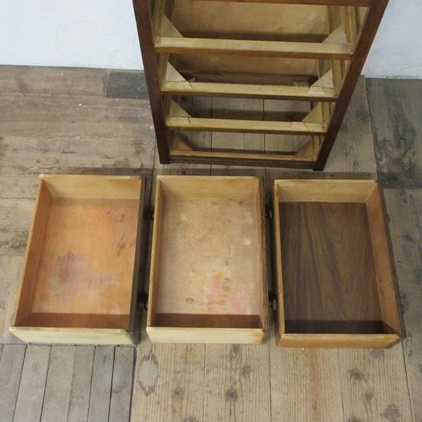 イギリス アンティーク 家具 チェスト ドロワーズ 6段引き出し 6949d