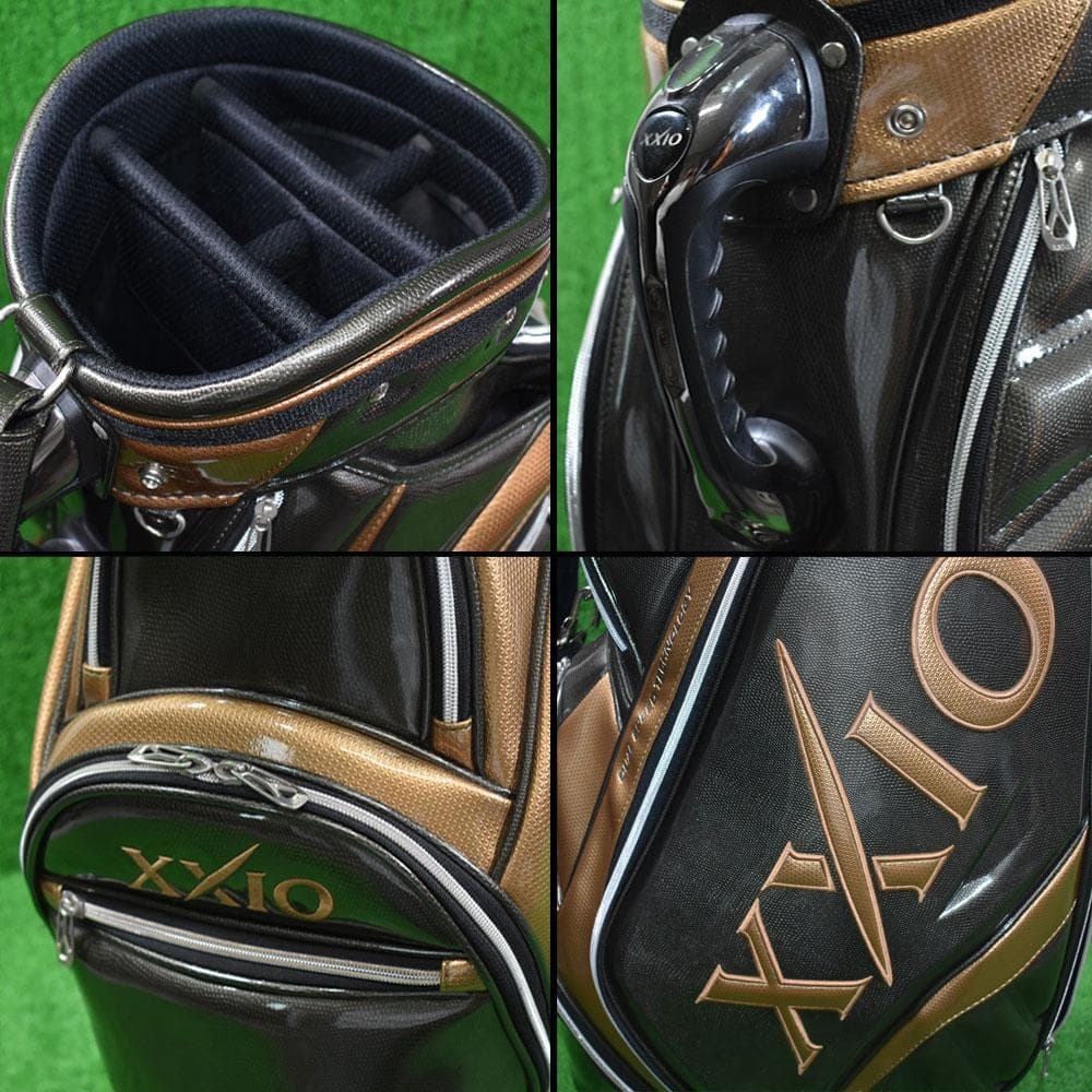 XXIO/ゼクシオ ゴルフ エナメルキャディバッグ９.５型 美品！