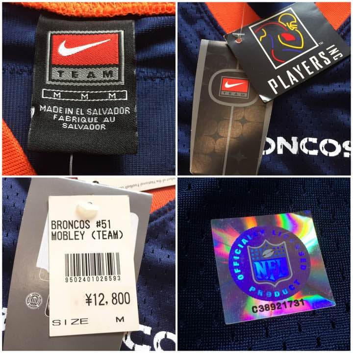 新品 NIKE 90's NFL ブロンコス ユニフォーム モブレー #51