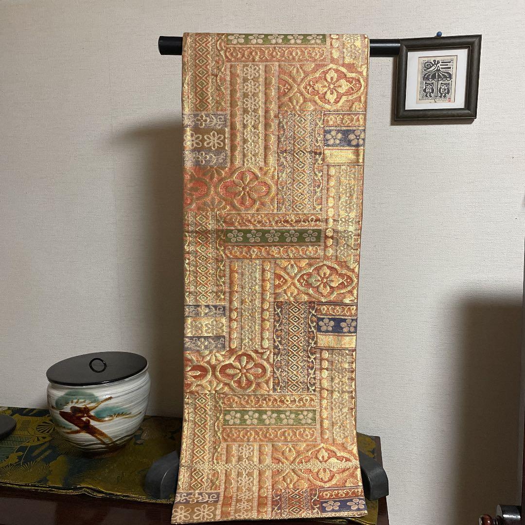 RU　早春売出し　佐賀錦　袋帯