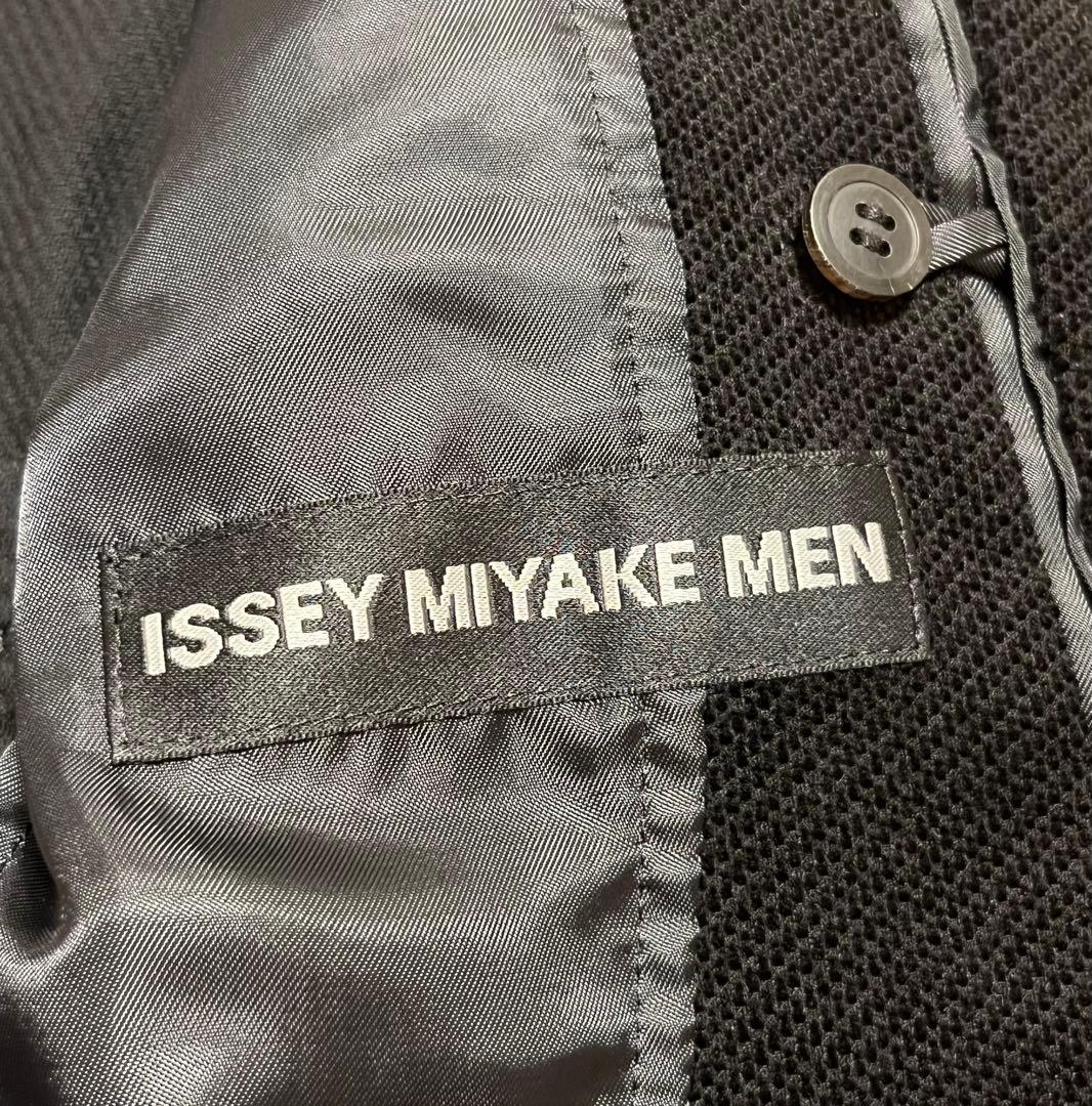 イッセイミヤケ デザイン ジャケット 黒 ブラック 日本製 古着 サイズ2