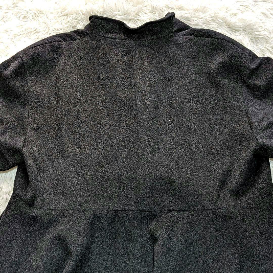 【美品】クリスチャンディオール チェスターコート カシミヤ100% グレー