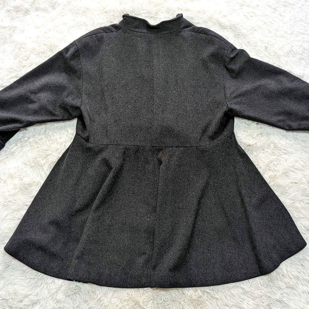 【美品】クリスチャンディオール チェスターコート カシミヤ100% グレー