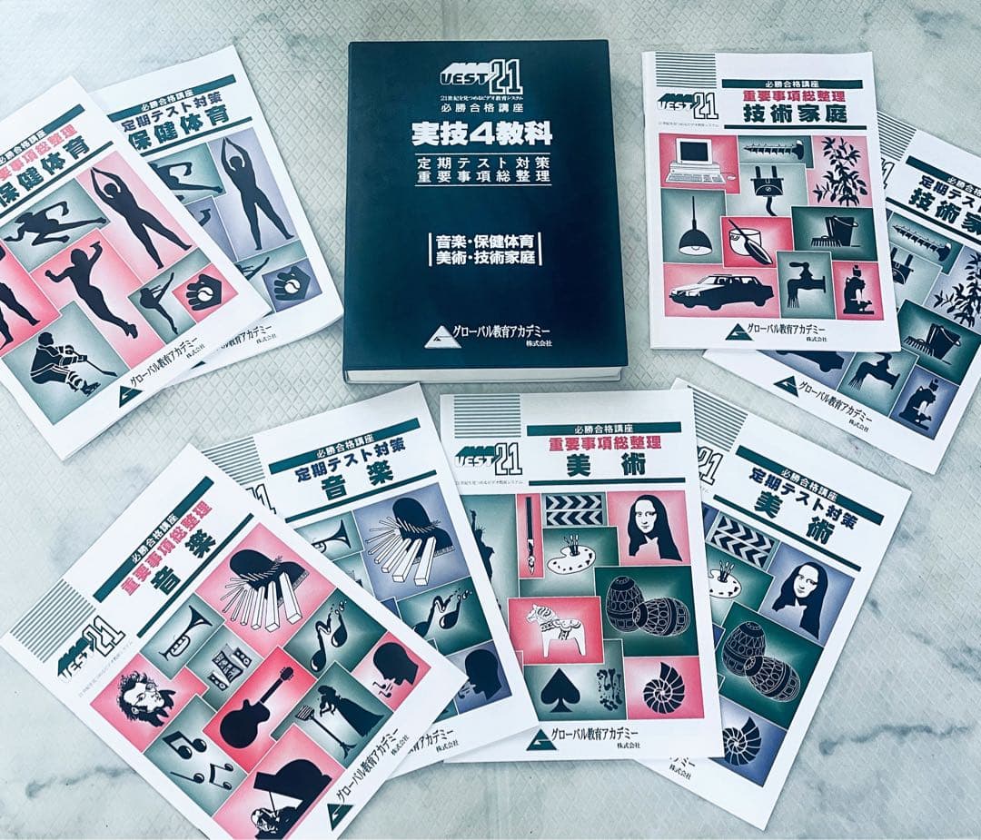 未使用 高校受験 合格講座 グローバル教育アカデミー 全教科 CD付 学習ガイド