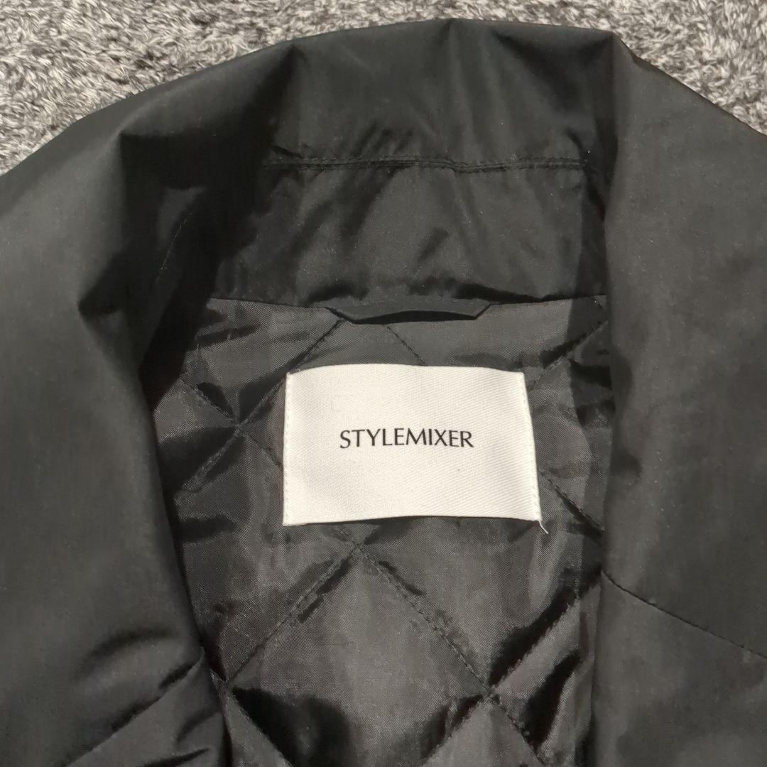 完売品 STYLEMIXER パッファーテーラーコート ブラック 黒