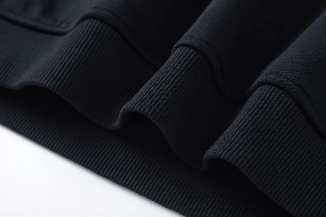 BTMK SWEAT POLO（黒長袖スウェットポロ）