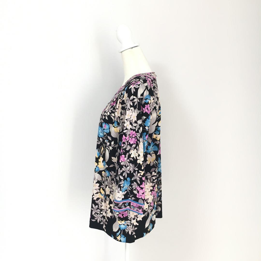 近年美品　LEONARD レオナール　カンカン　ストレッチ　チュニック　42