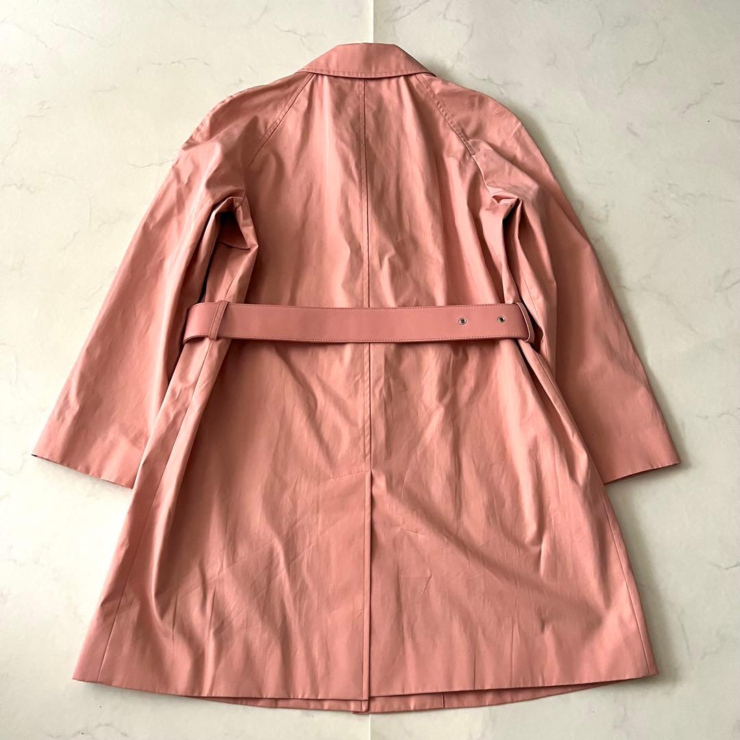 現行 美品 サルヴァトーレフェラガモ ステンカラーコート ガンチーニ 総柄レザー