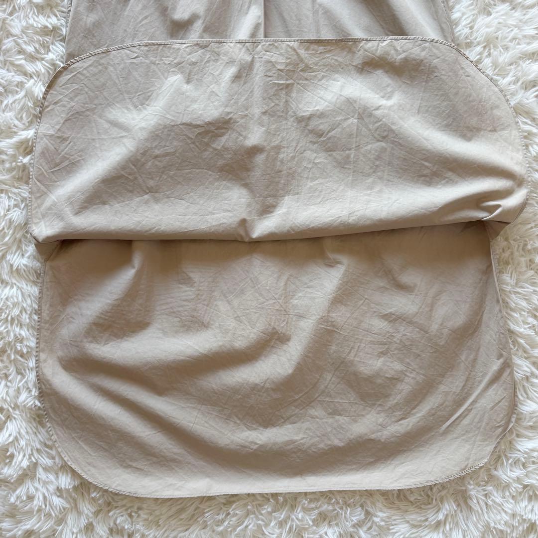 ジョンスメドレー コットンスタンドネックシャツドレス ワンピース マキシ 綿