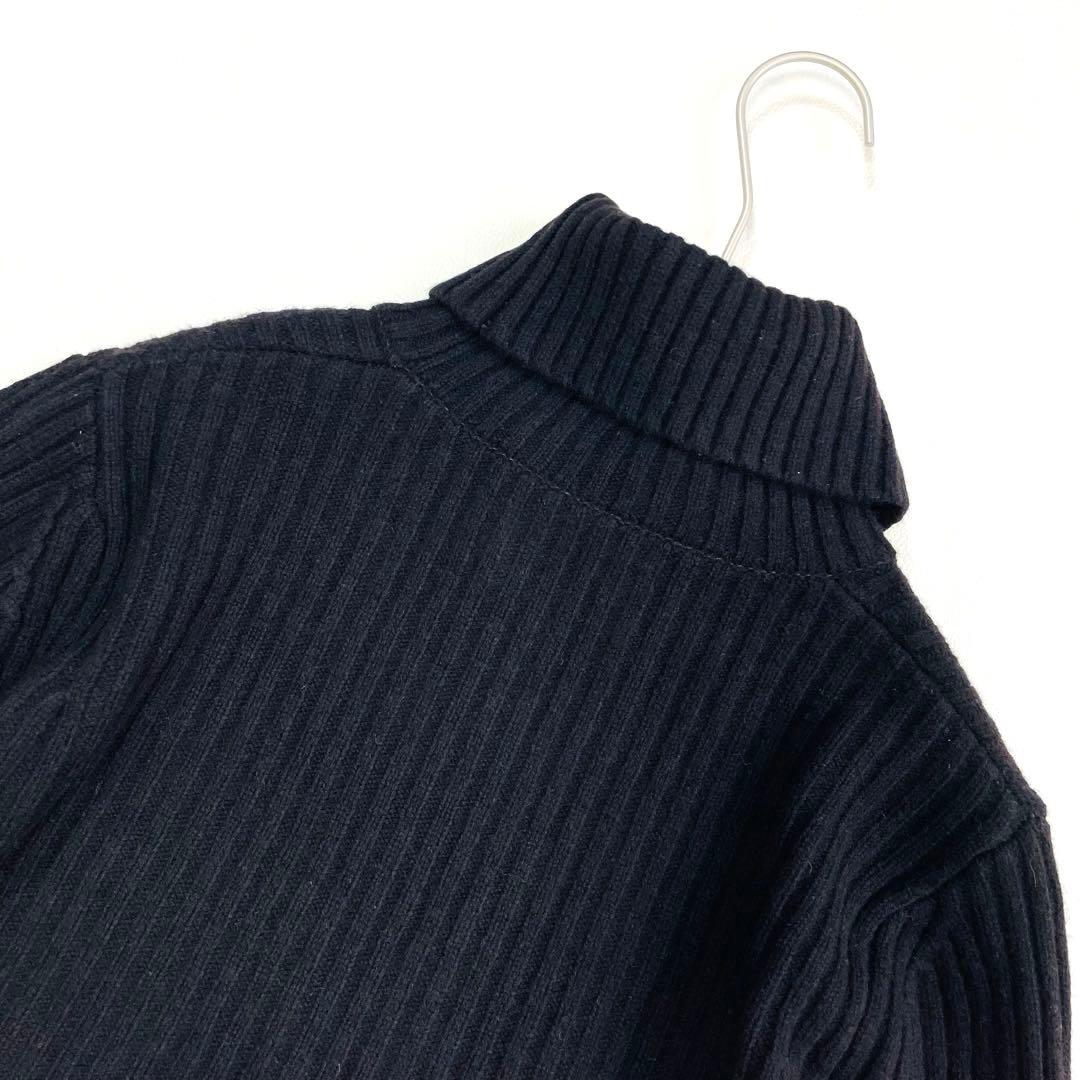 6407【美品】ブリーフィング　タートルネックリブニット　セーター　レディース