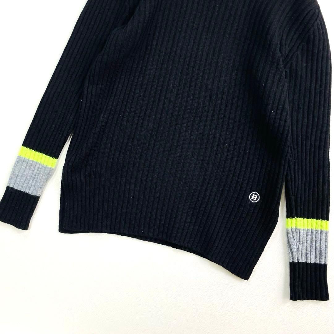 6407【美品】ブリーフィング　タートルネックリブニット　セーター　レディース