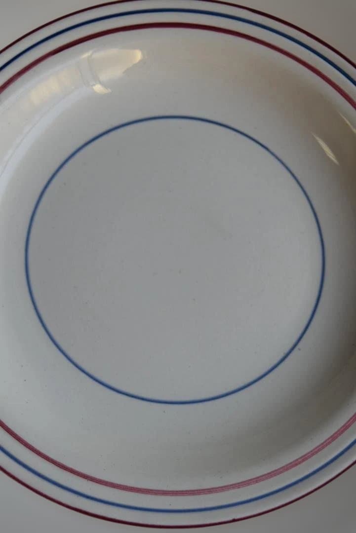 2枚組サンタマン トリコロール　深皿　スープ皿　美品　フランスアンティーク