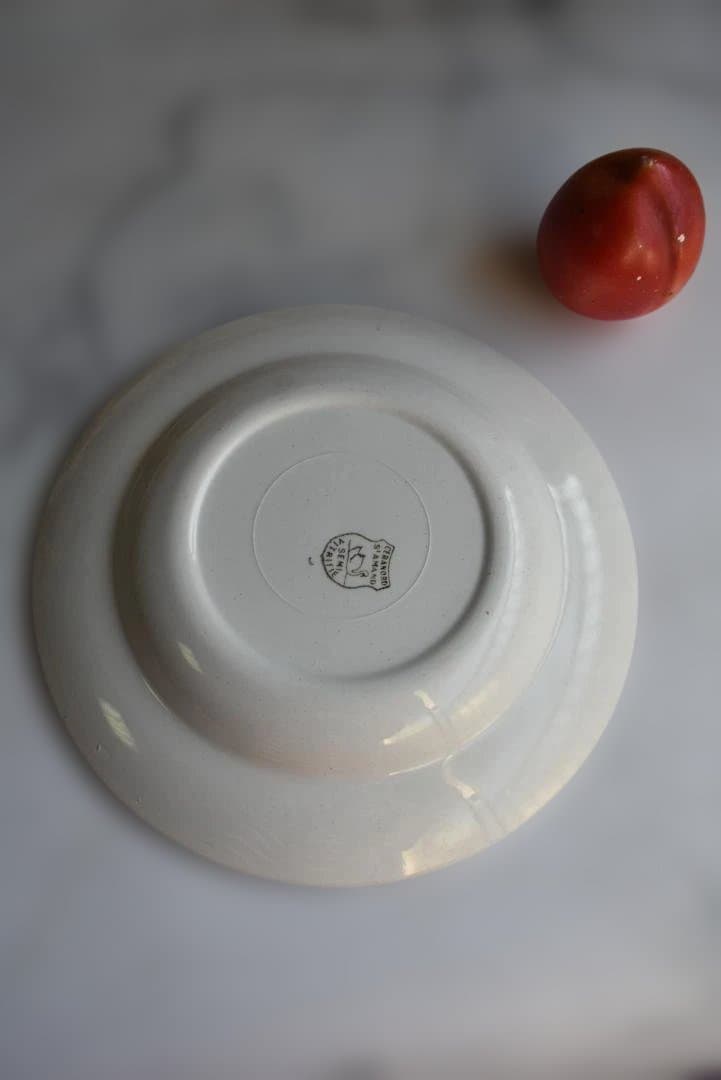 2枚組サンタマン トリコロール　深皿　スープ皿　美品　フランスアンティーク