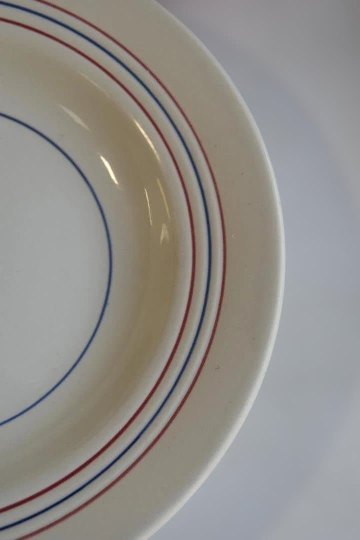 2枚組サンタマン トリコロール　深皿　スープ皿　美品　フランスアンティーク