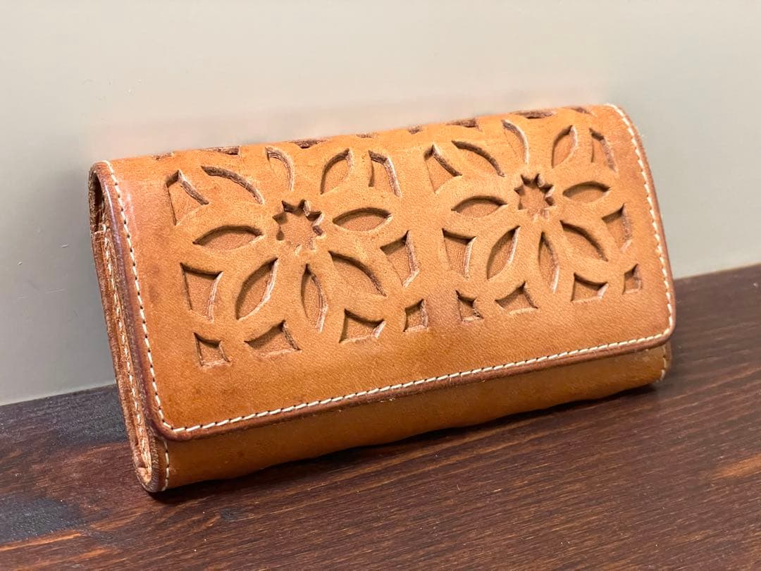 [値下げ] gentenゲンテン カットワーク キーケース 本革 レザー