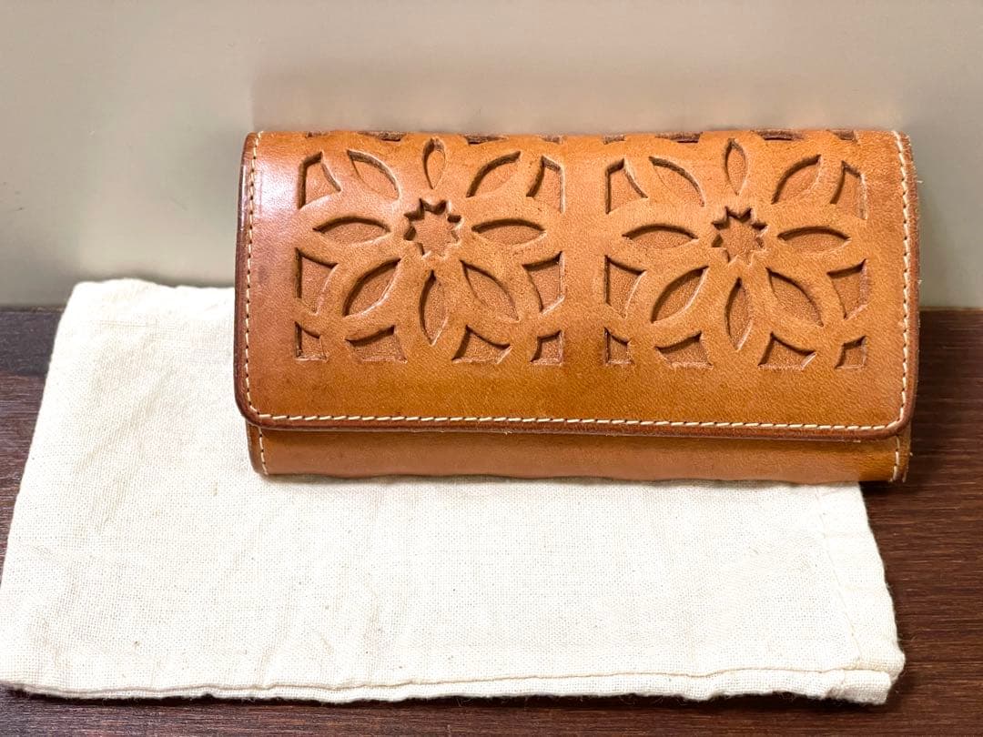 [値下げ] gentenゲンテン カットワーク キーケース 本革 レザー