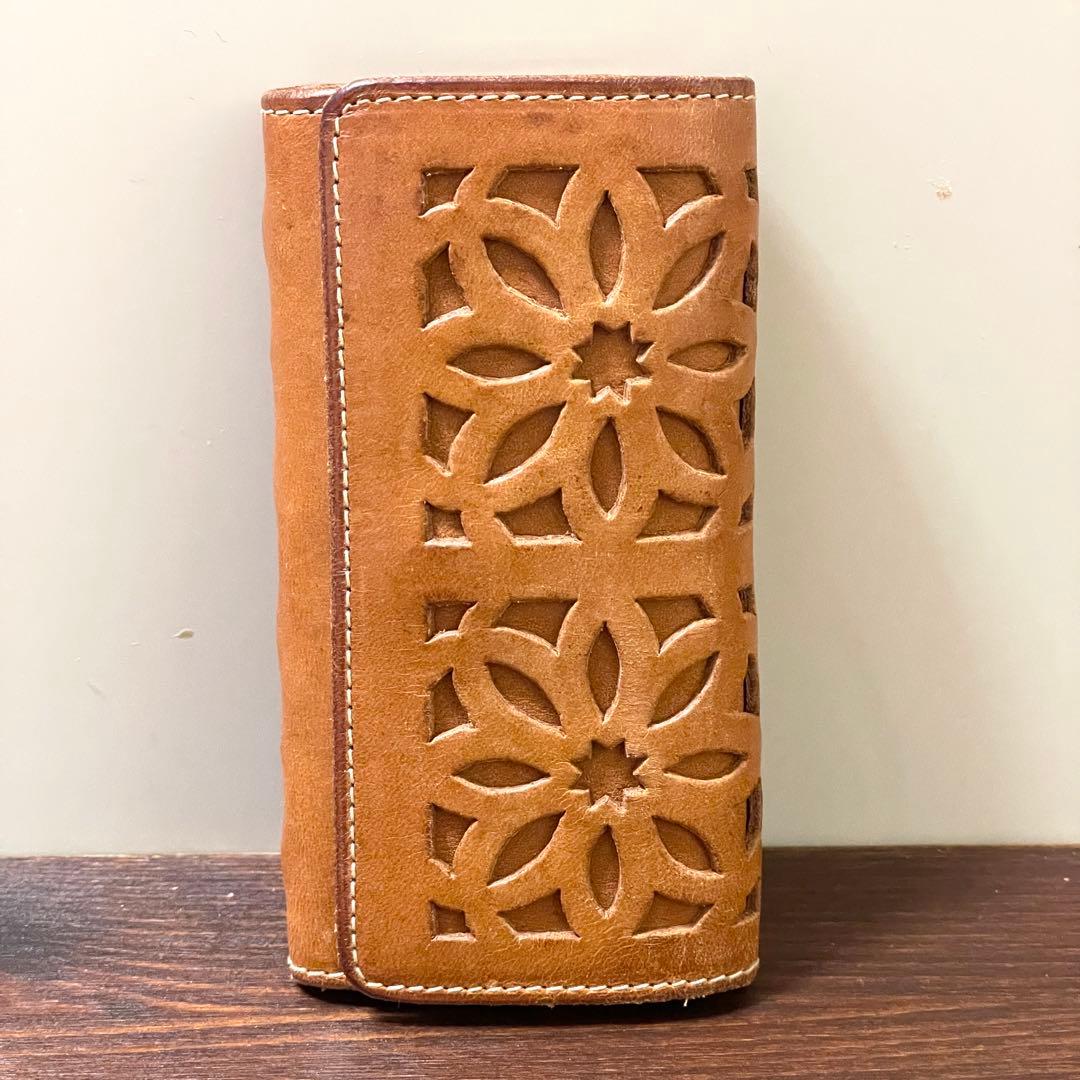 [値下げ] gentenゲンテン カットワーク キーケース 本革 レザー