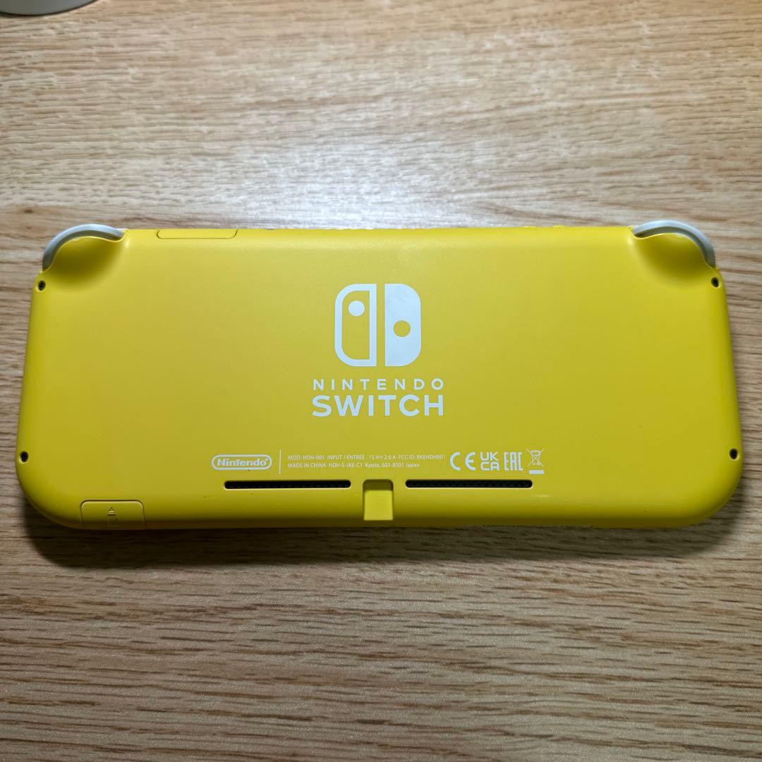 Nintendo Switch Lite イエロー 本体 充電器、ケース、箱付き