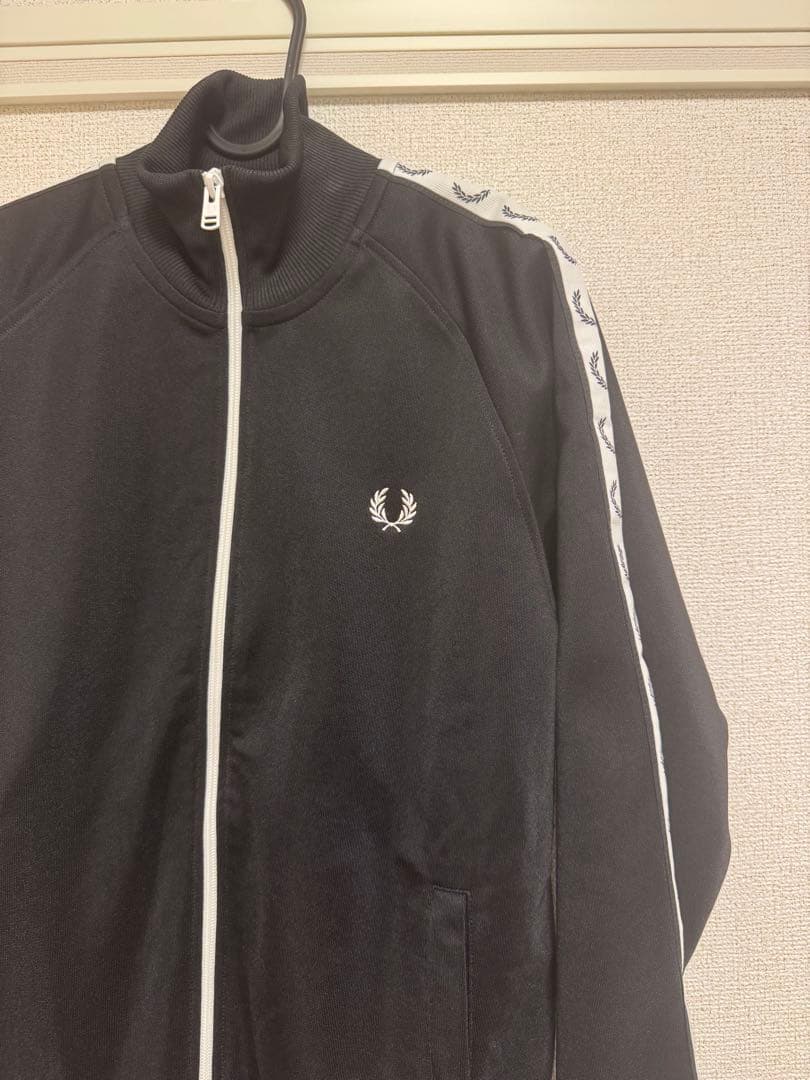 フレッドペリー ブラック ジャージ　トラックジャケット　Fred Perry