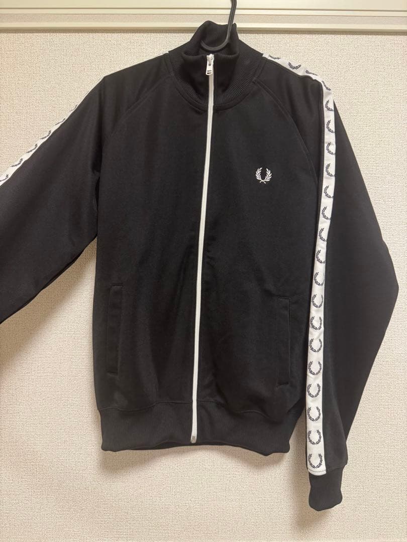 フレッドペリー ブラック ジャージ　トラックジャケット　Fred Perry
