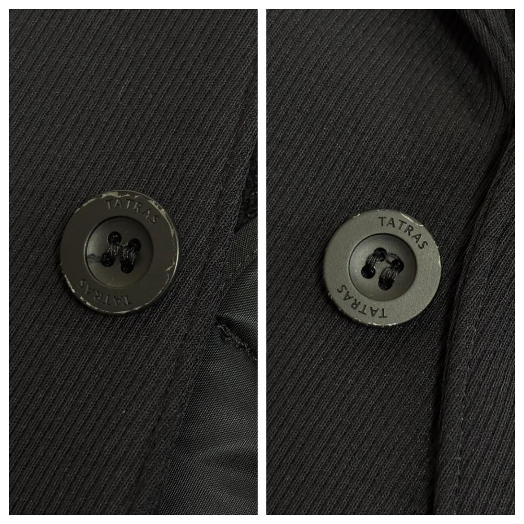 希少 タトラス ダウンライナー 3way テーラードジャケット 黒 04 ts3