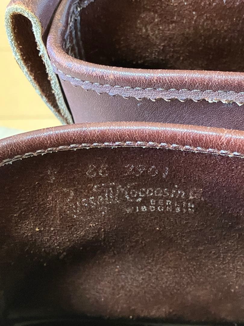 ラッセルモカシン ノックアバウトブーツ ブラウン 箱付き　7EE