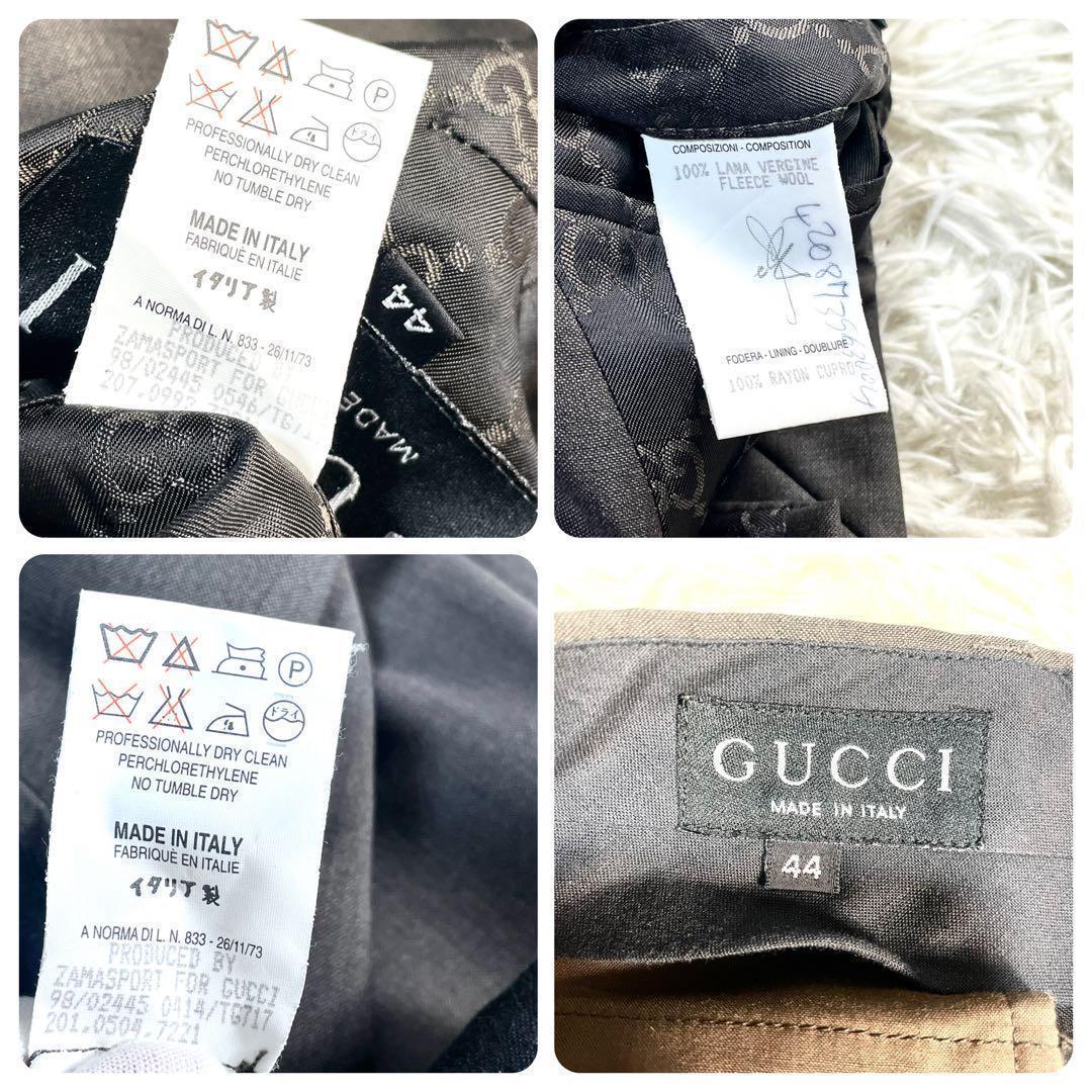 グッチ GUCCI スーツ　セットアップ　メンズ　ビジネス　上下　黒タグ