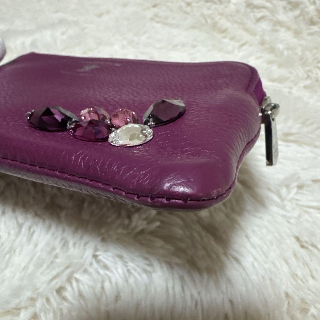 ADMJ モーツァルト ビジュー クリスタル カードケース マルチキーケース