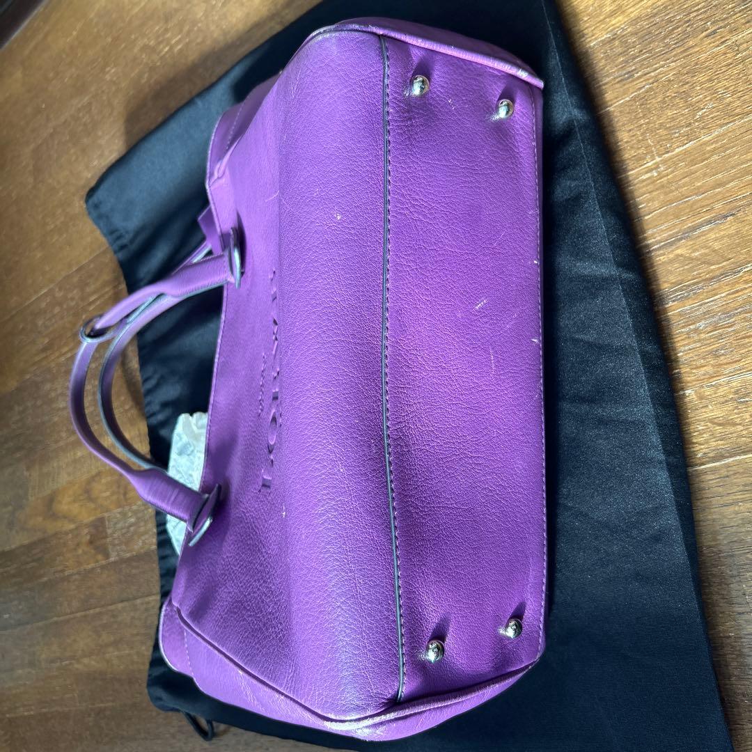 LOEWE パープル トートバッグ 保存袋付き