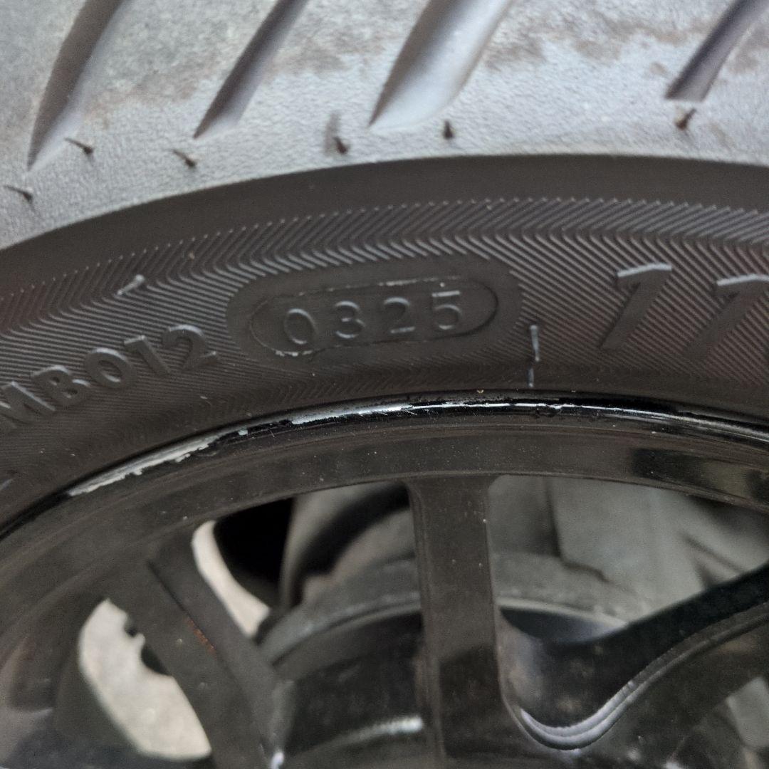 週末価格　アドレスV125G/S リア アルミホイール、タイヤ 送料込