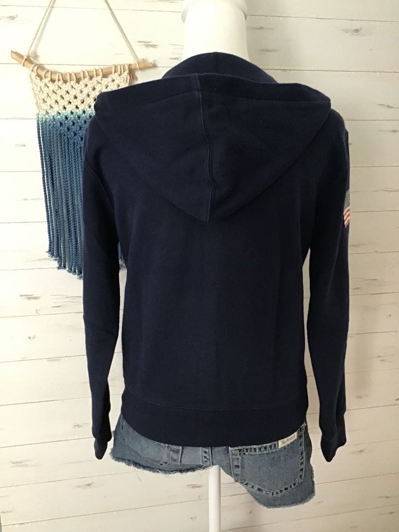 ★ポロラルフローレン★Y2K ビッグポニー パーカー ネイビー