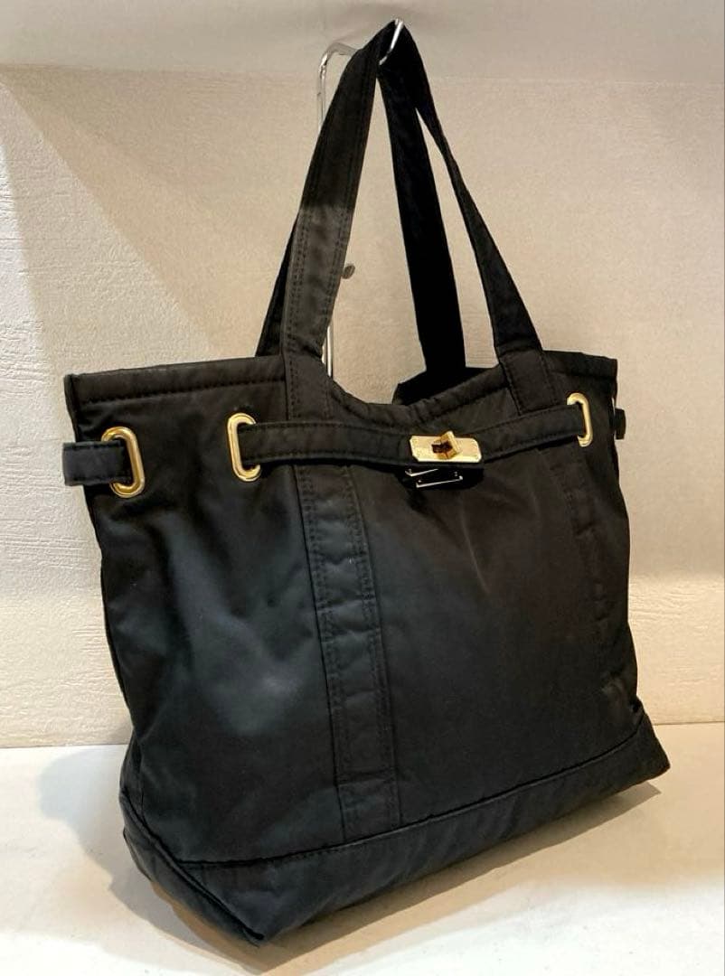 【美品】SITA PARANTICA TOTE M ナイロン　トートバッグ　黒