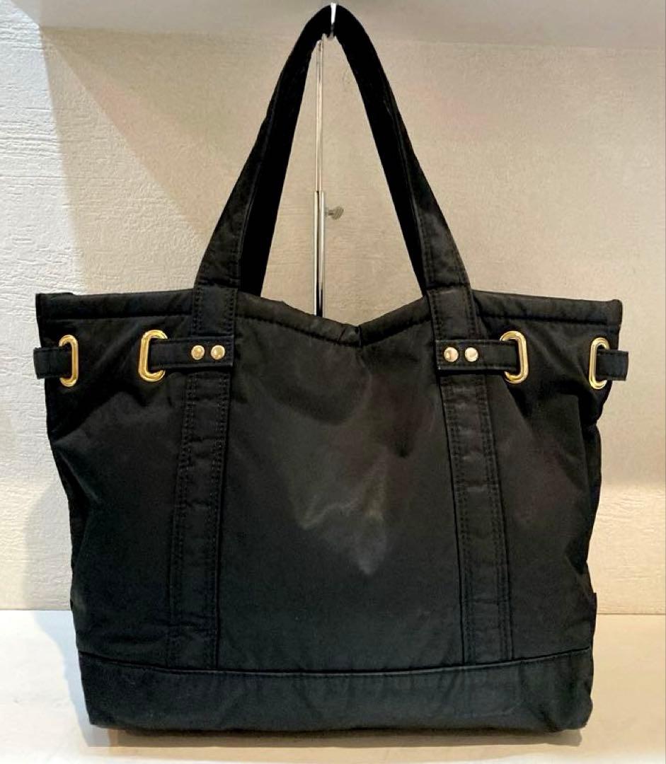 【美品】SITA PARANTICA TOTE M ナイロン　トートバッグ　黒