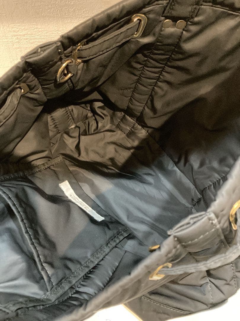 【美品】SITA PARANTICA TOTE M ナイロン　トートバッグ　黒