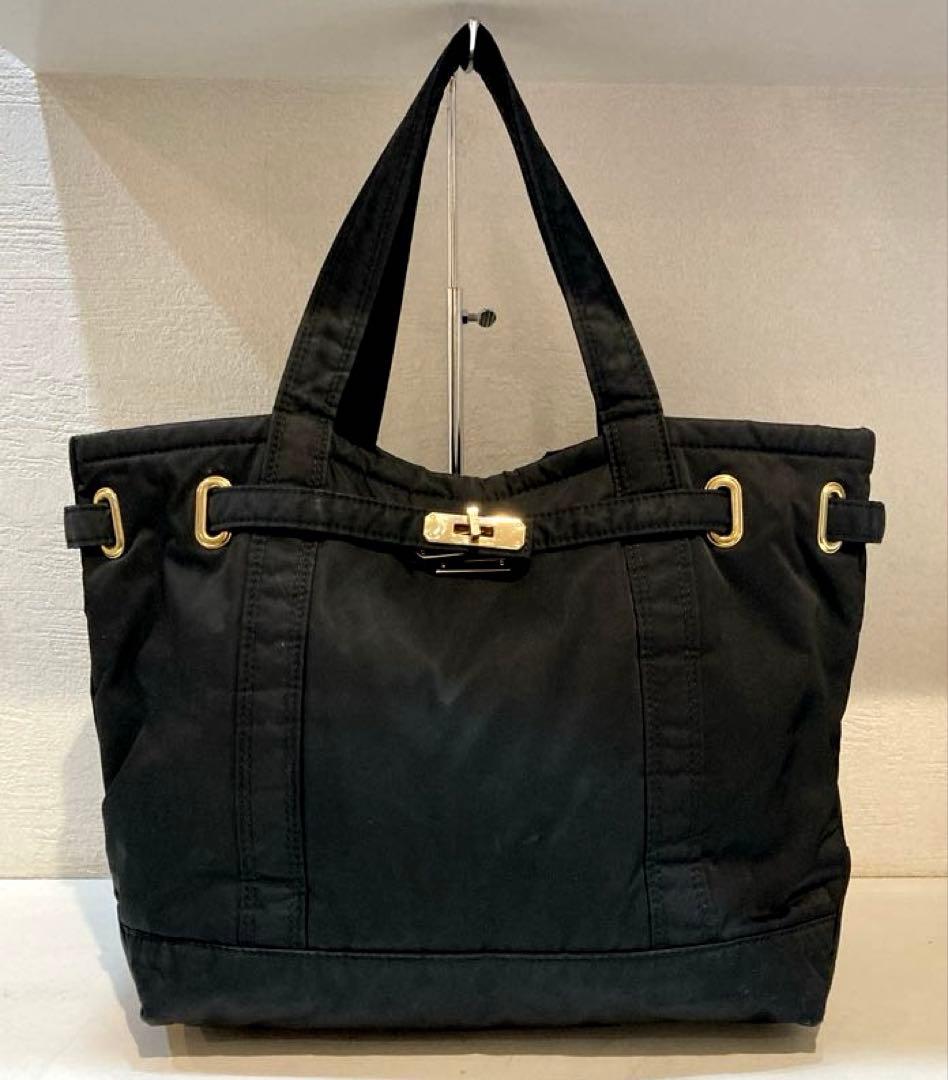 【美品】SITA PARANTICA TOTE M ナイロン　トートバッグ　黒
