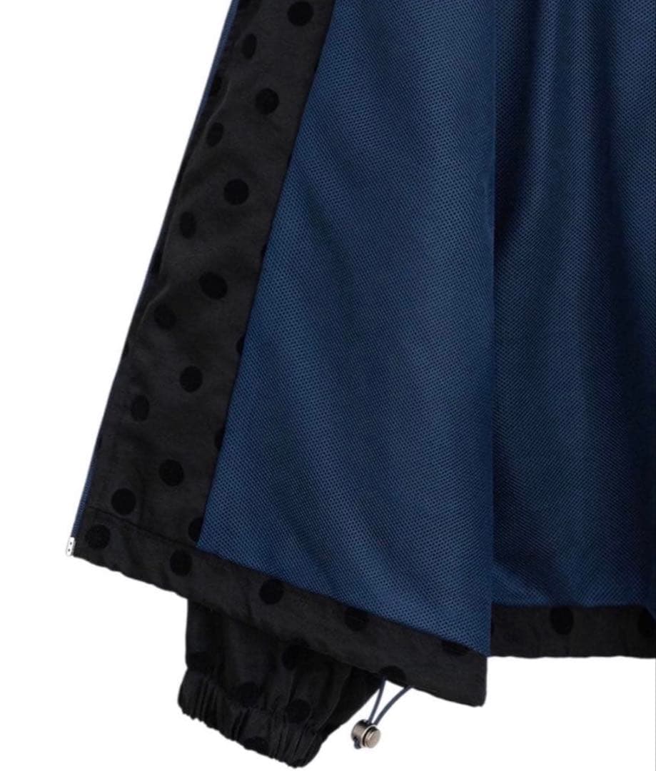 oheshio ドットフリルフード　ウィンドブレーカー　ジャンパー