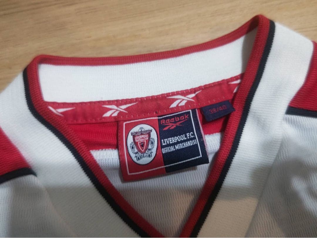 希少！90年代当時物！リヴァプールFC アウェイユニフォーム