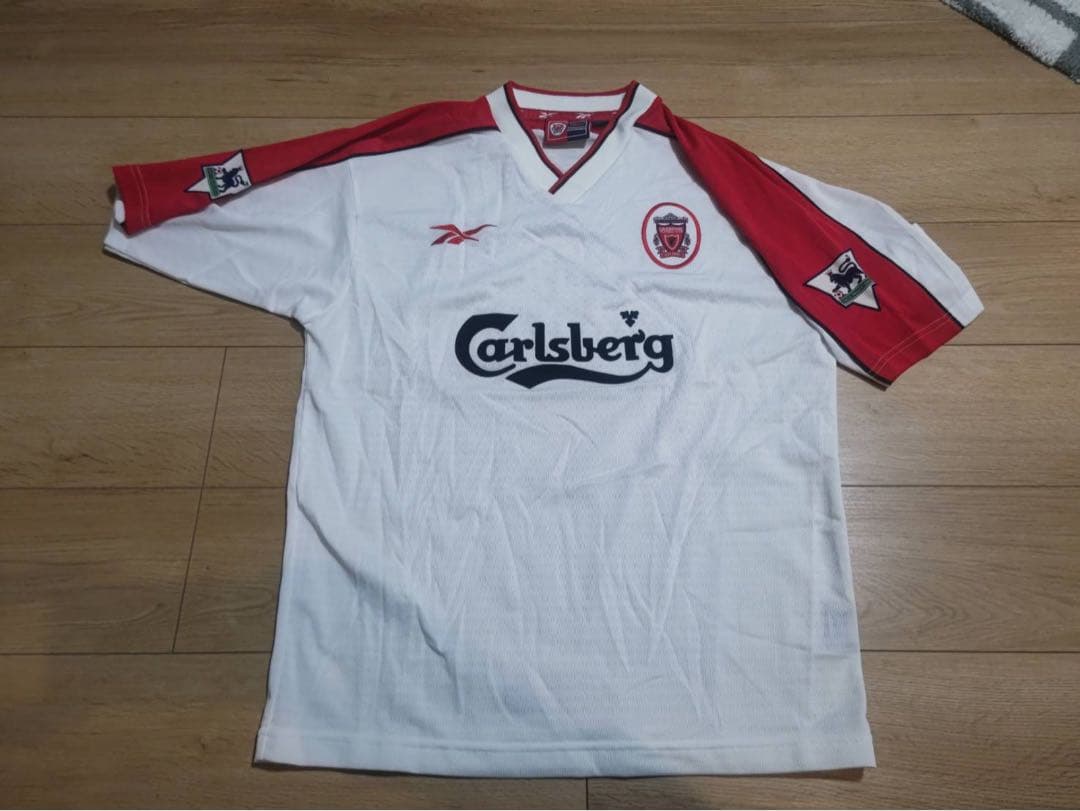 希少！90年代当時物！リヴァプールFC アウェイユニフォーム