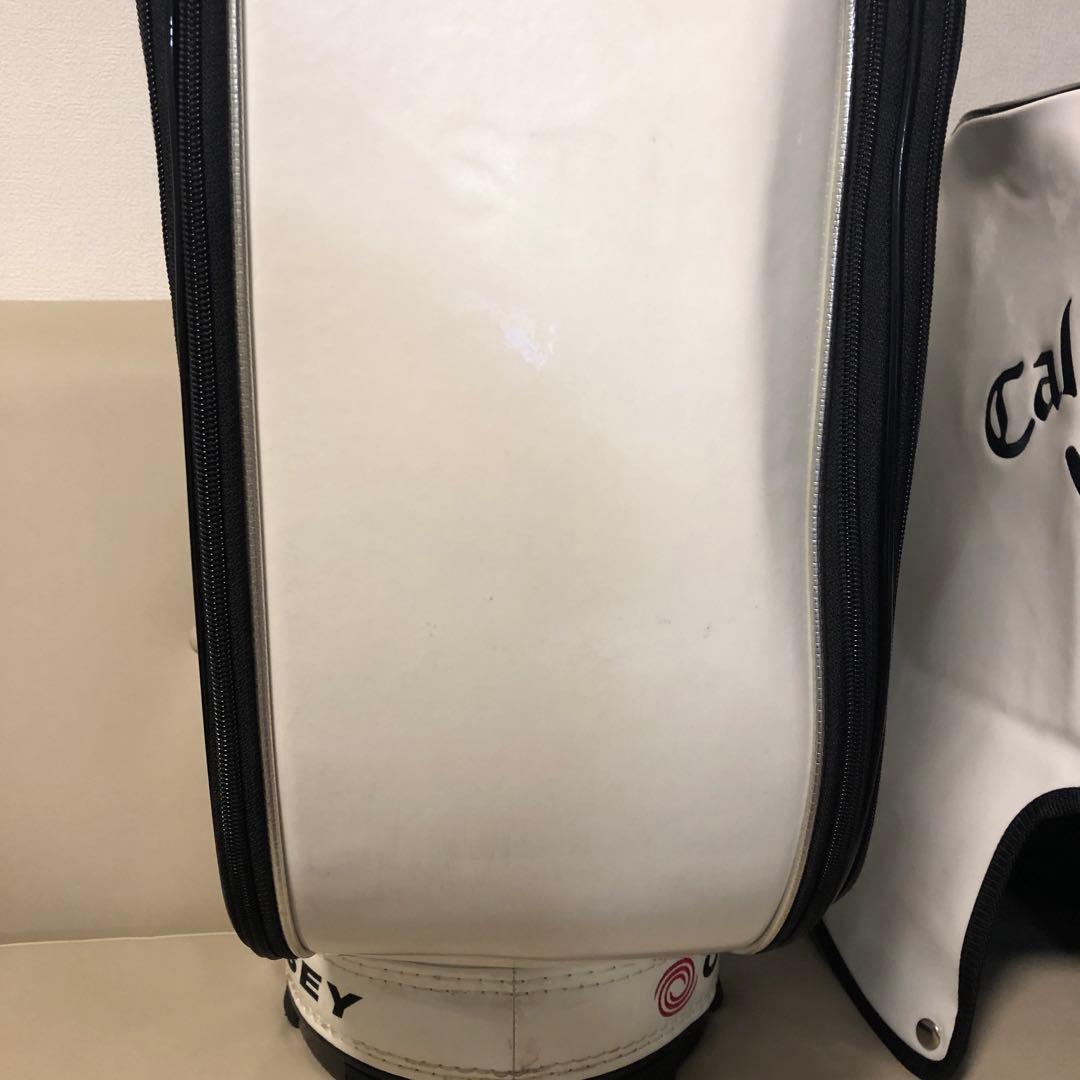 【美品】Callaway キャロウェイ ゴルフ エナメル３点式キャディバッグ