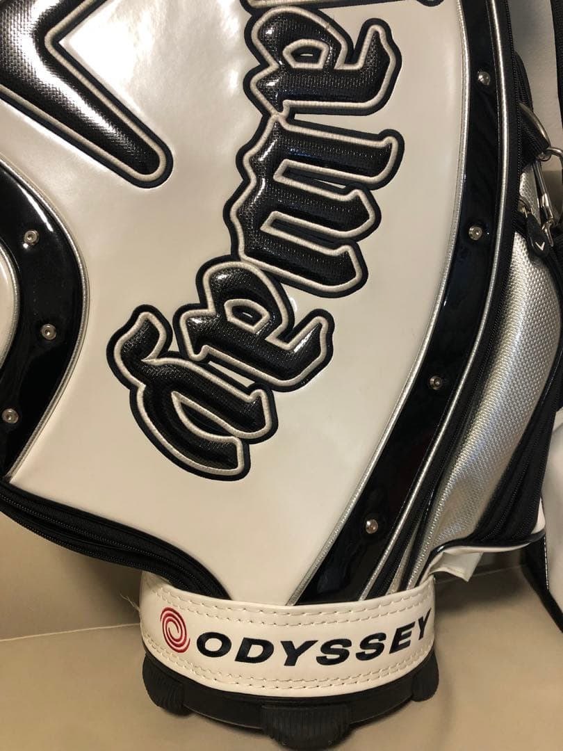 【美品】Callaway キャロウェイ ゴルフ エナメル３点式キャディバッグ
