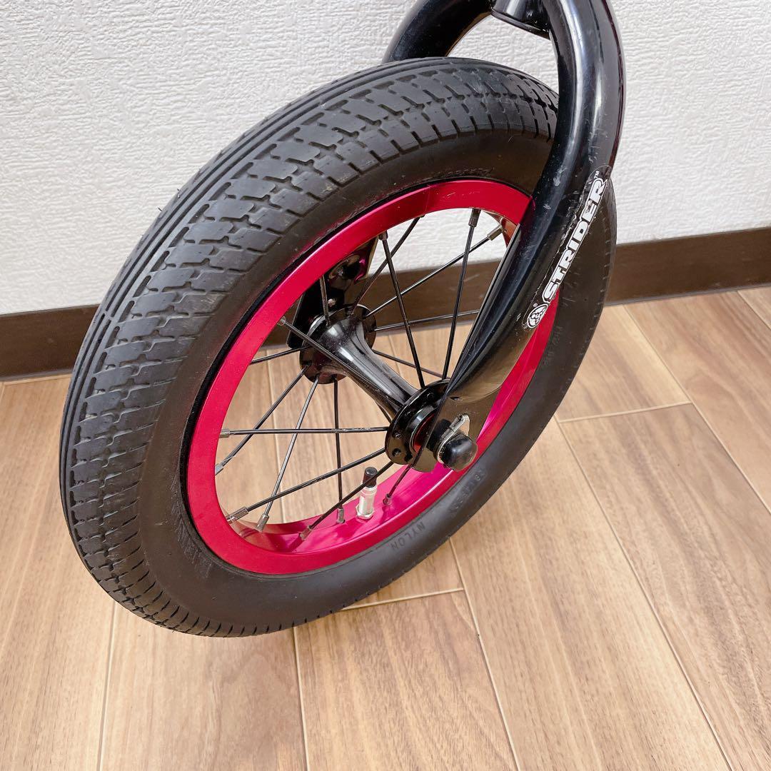 ストライダー　赤　レッド　カスタムホイール