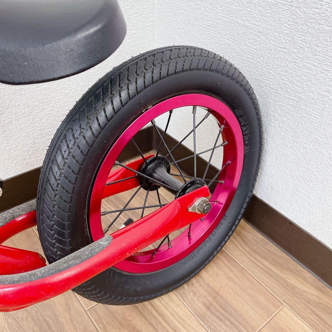 ストライダー　赤　レッド　カスタムホイール