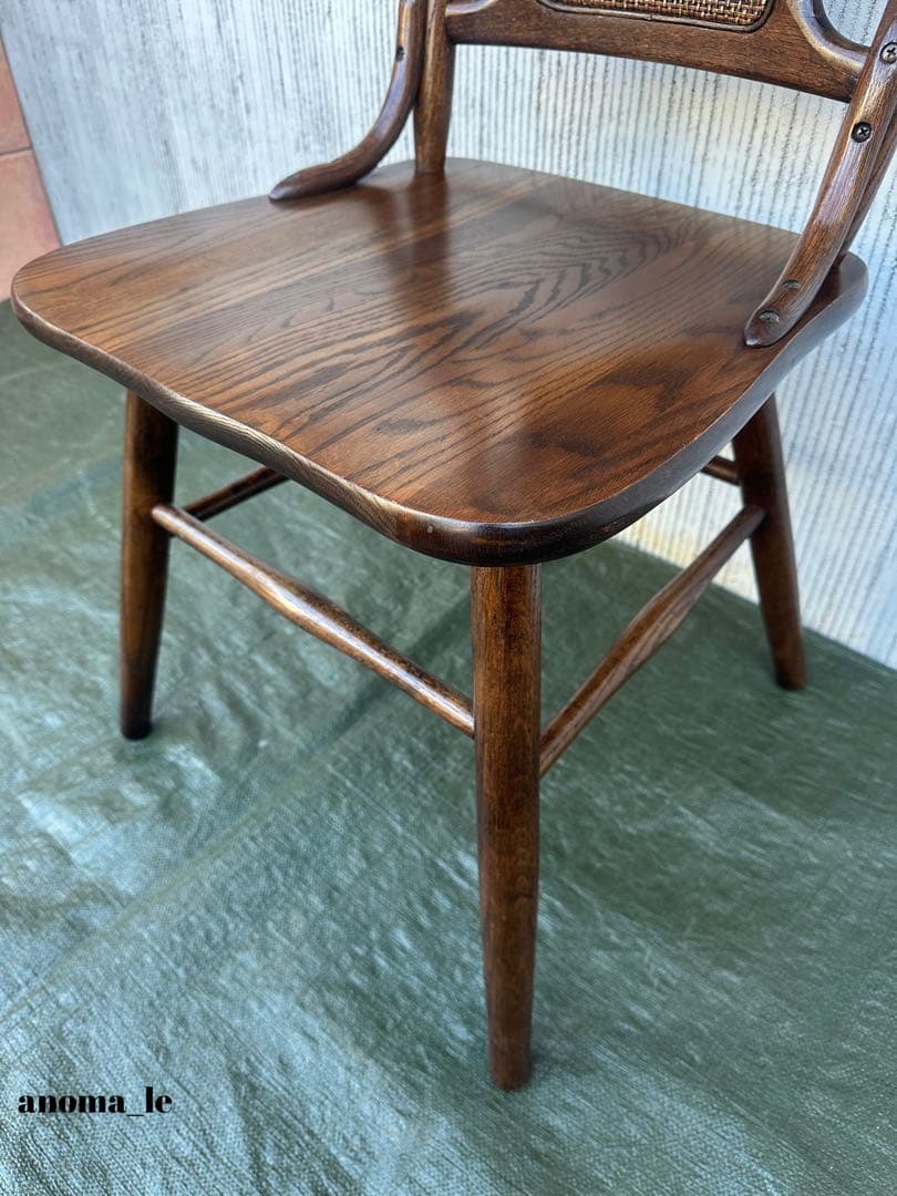 【ダイニングチェア】1　Shin　Lee　シンリー　ラタンバックチェア◎